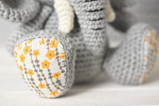 crochet elephant toy