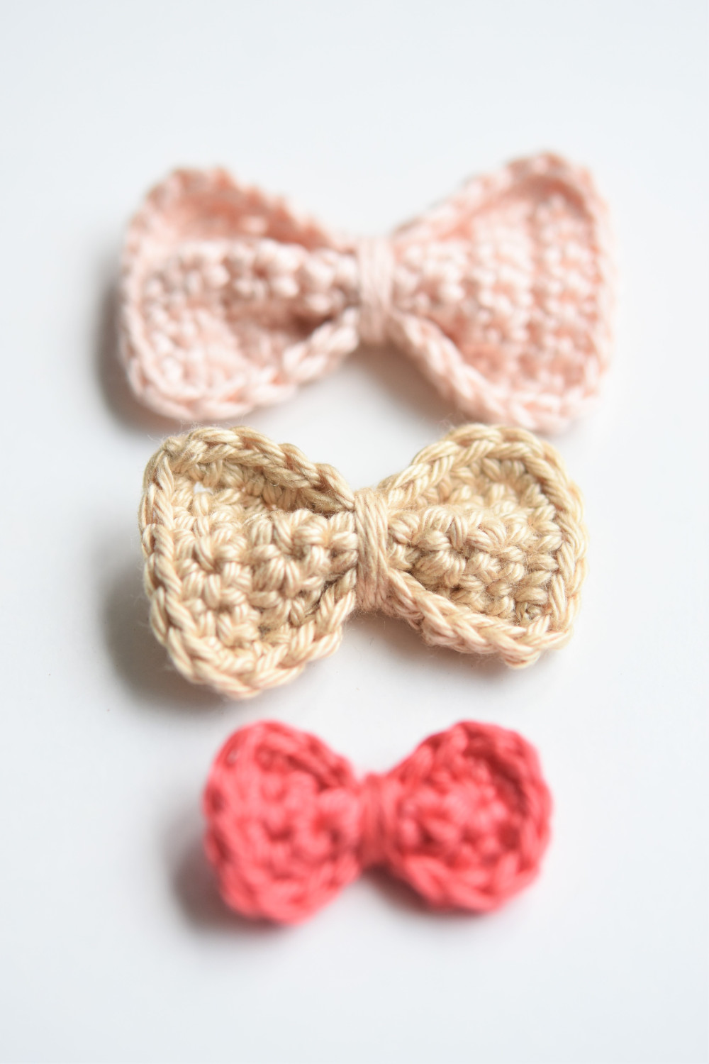 little crochet bow free pattern