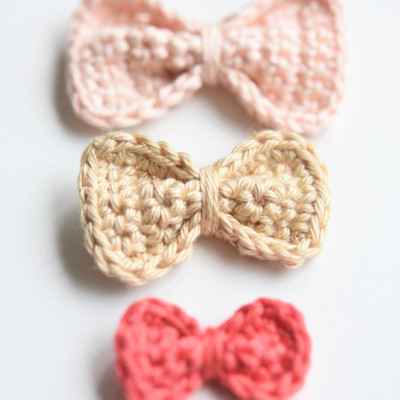 tutorial crochet bow