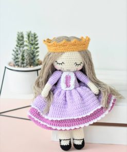 heegeldatud printsess kaltsunukk muster