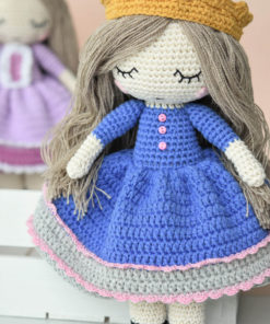 heegeldatud printsess kaltsunukk muster