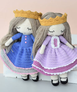 heegeldatud printsess kaltsunukk muster