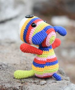 amigurumi muster triibuline sokikoer