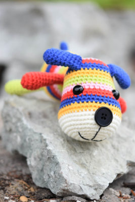amigurumi muster triibuline sokikoer