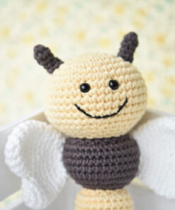 bee rattle amigurumi pattern