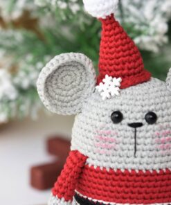 amigurumi jõuluvana hiir tasuta muster