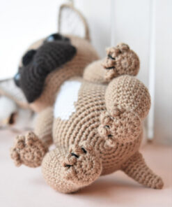 amigurumi prantsuse buldog