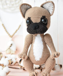 amigurumi prantsuse buldog