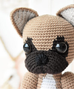 amigurumi prantsuse buldog