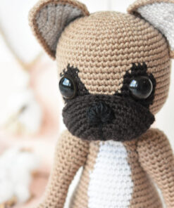 amigurumi prantsuse buldog