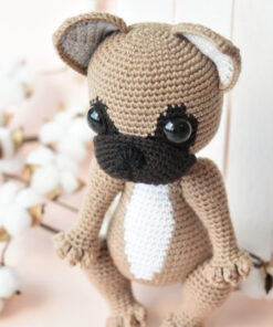 amigurumi prantsuse buldog