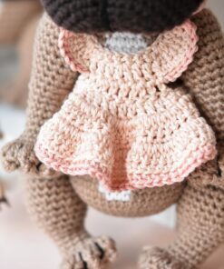 amigurumi prantsuse buldog kleit