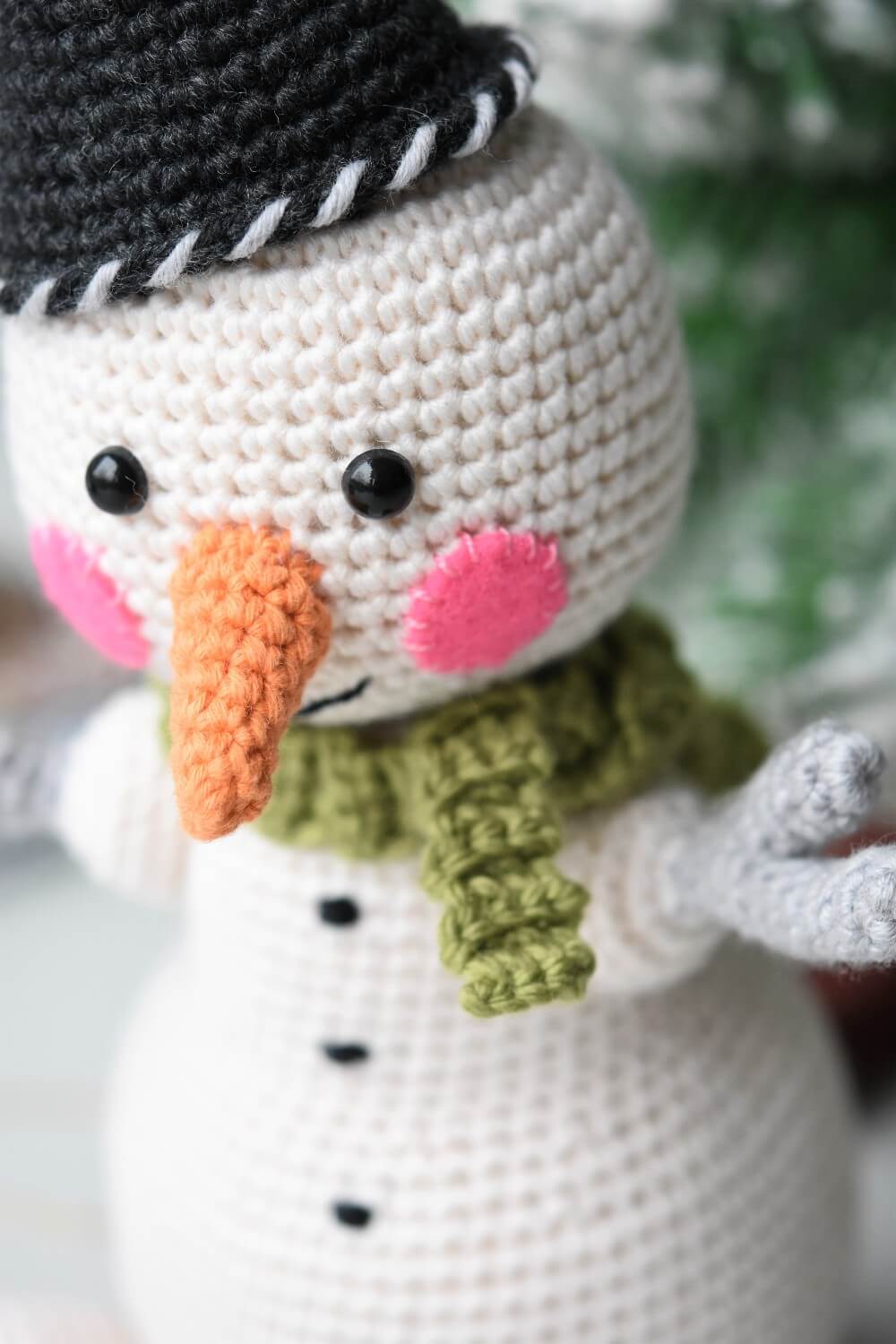 crochet snowman pattern