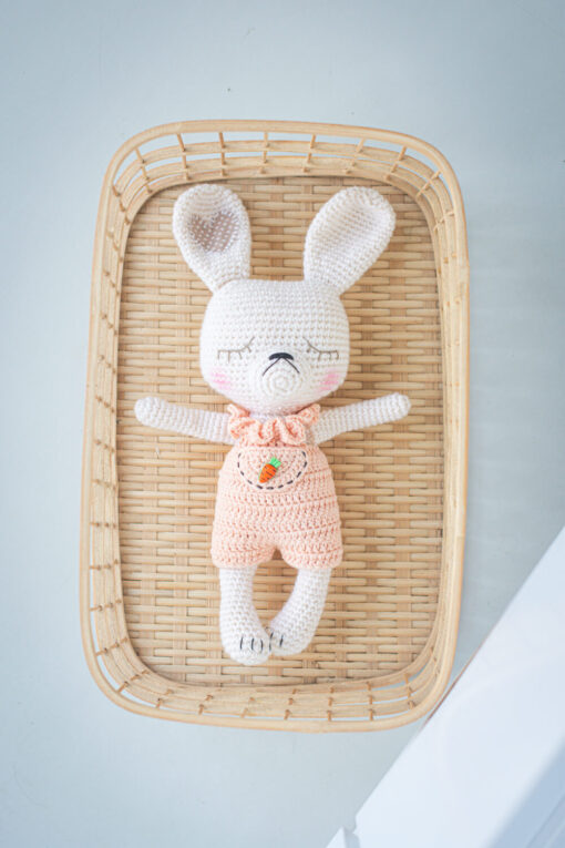 crochet carrot pants bunny