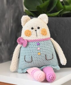 crochet cat toy