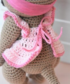 crochet french bulldog toy