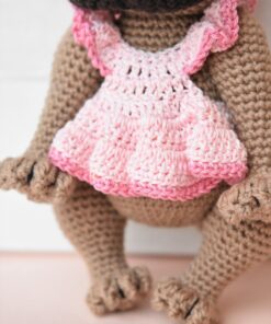 crochet french bulldog toy