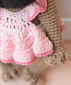 crochet french bulldog toy
