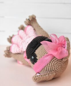 crochet french bulldog toy