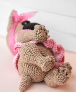 crochet french bulldog toy