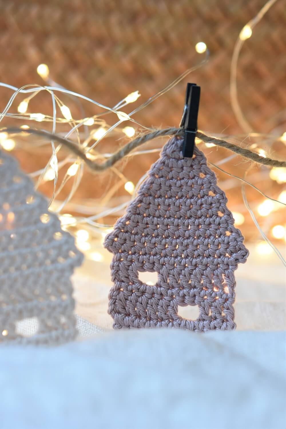 little crochet house motif