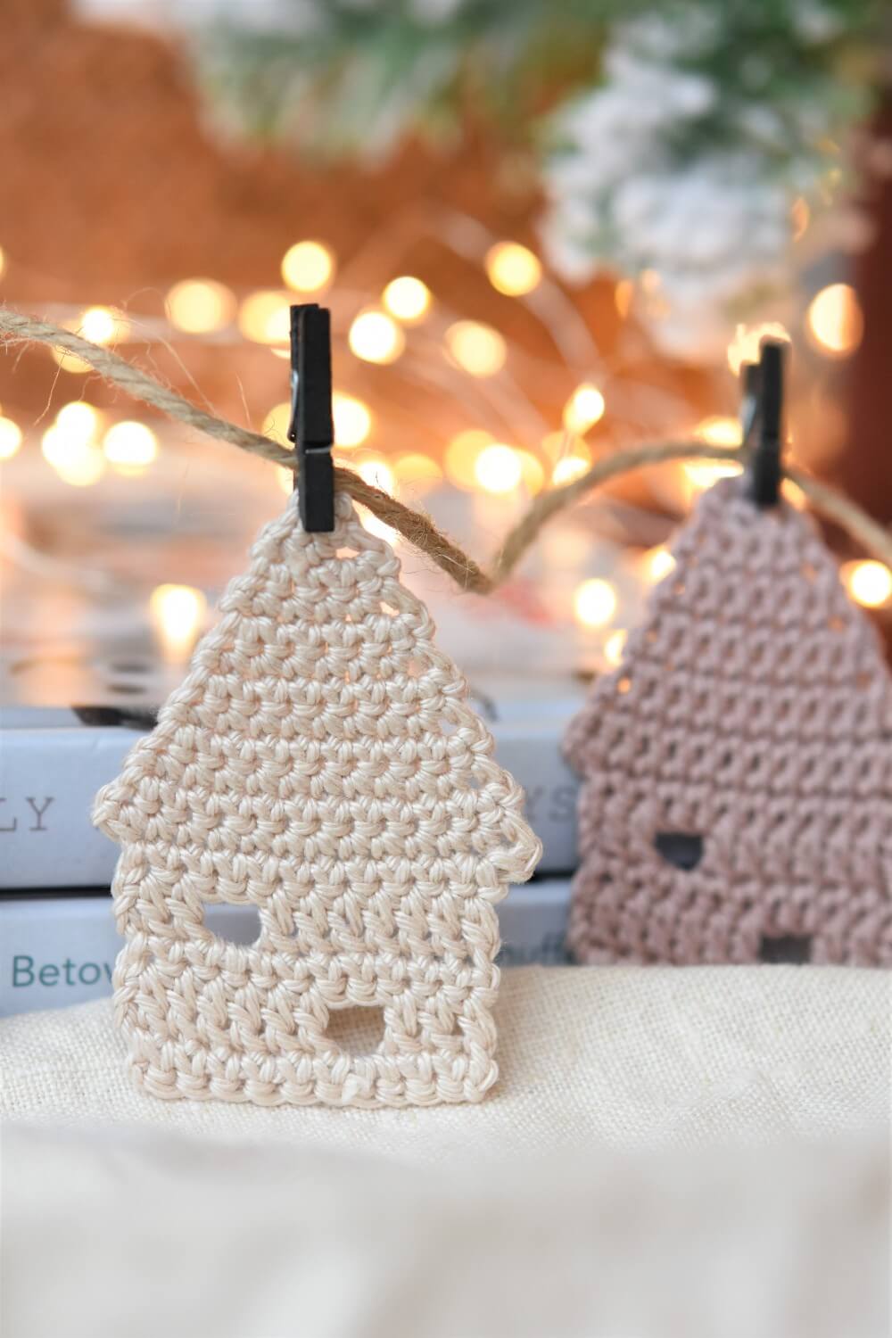 little crochet house motif