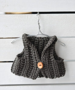 crochet doll vest pattern