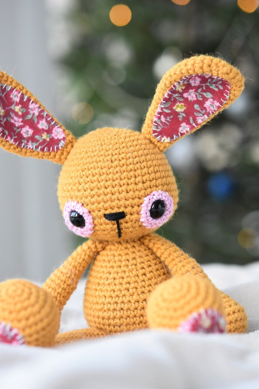 lapsepõlve kaisujänes amigurumi muster