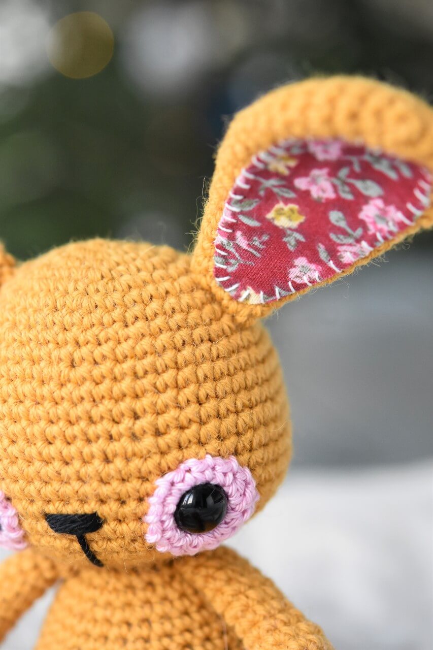 lapsepõlve kaisujänes amigurumi muster