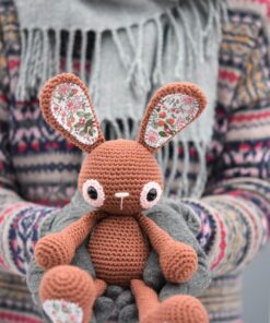 amigurumi sweet childhood bunny terracotta