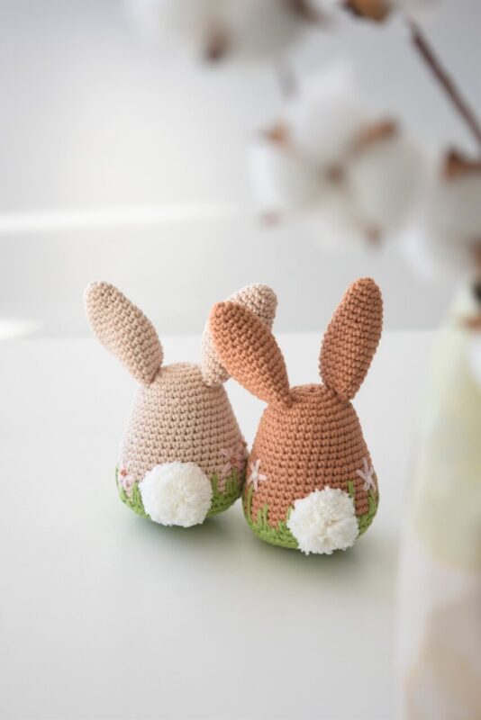 spring bunny amigurumi pattern