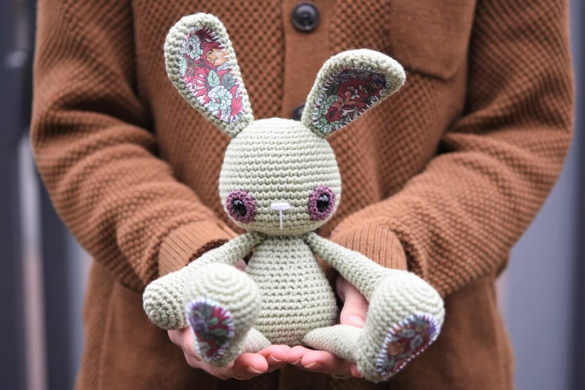 sweet childhood bunny amigurumi