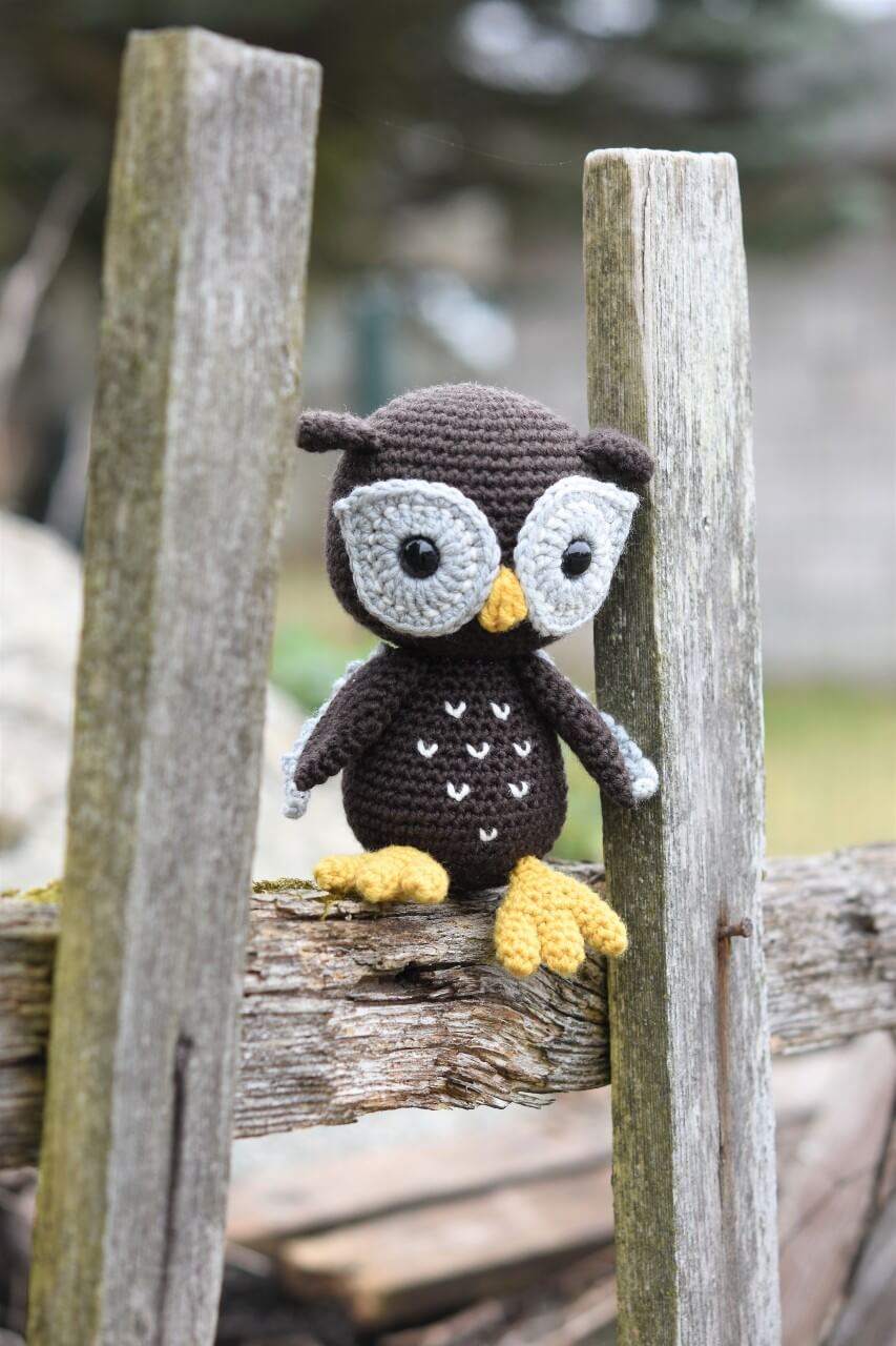 öökull bubo amigurumi muster