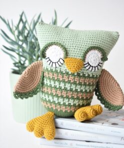 sleepy owl cuddly amigurumi toys