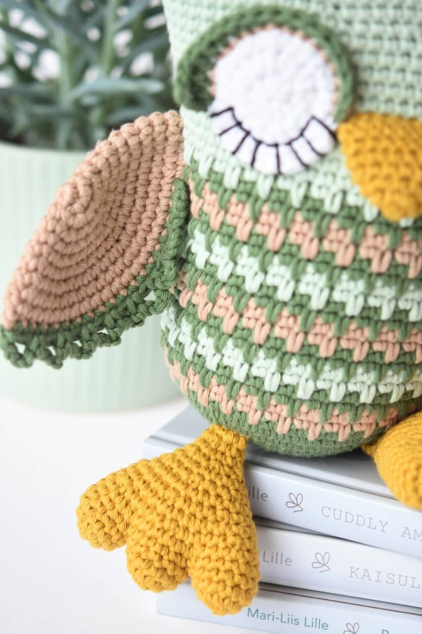 sleepy owl cuddly amigurumi toys