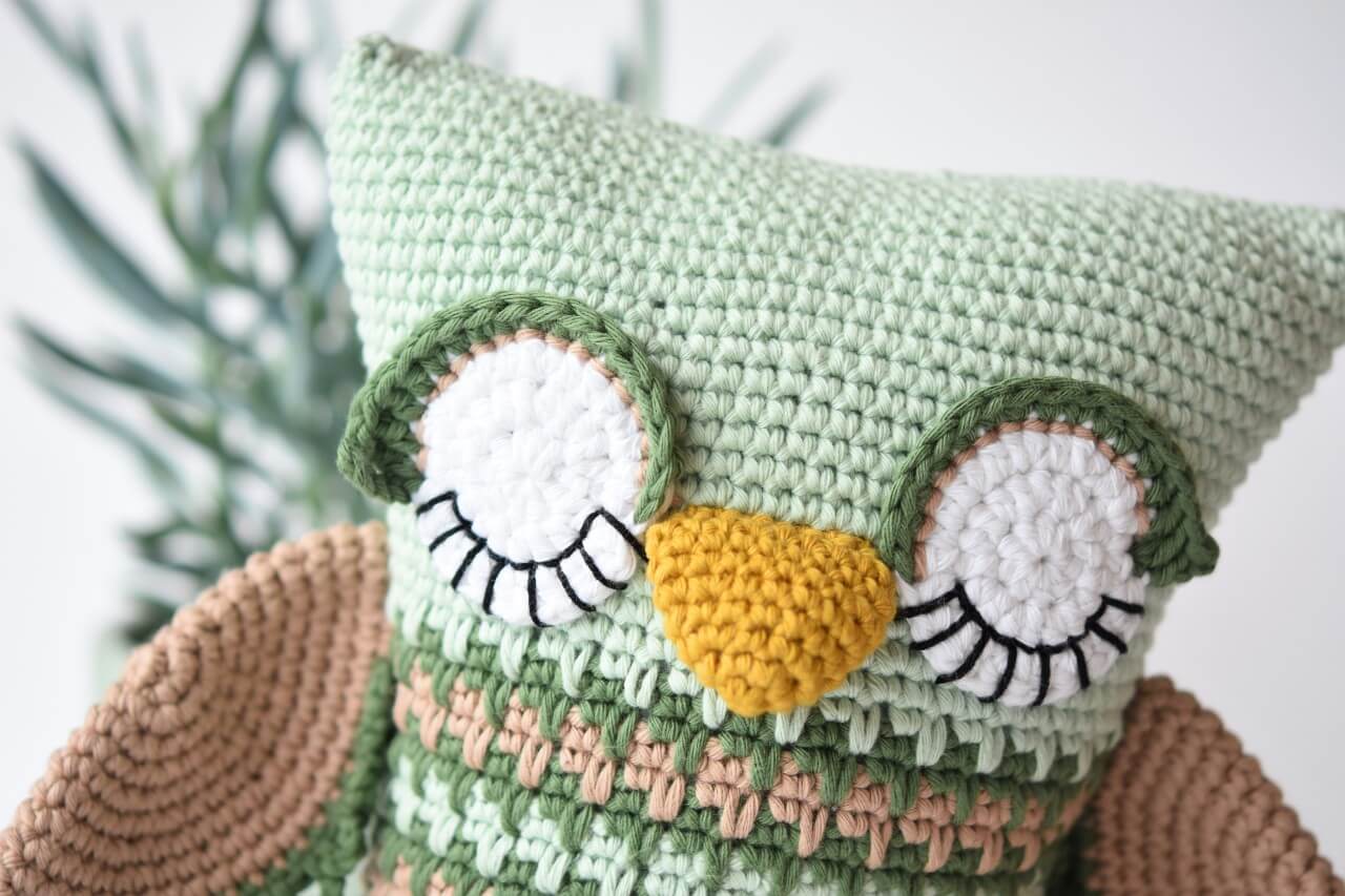 sleepy owl cuddly amigurumi toys
