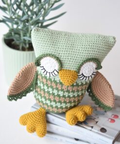 sleepy owl cuddly amigurumi toys