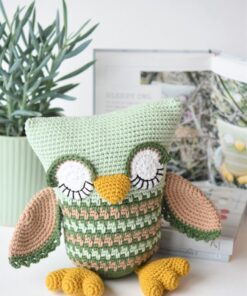 sleepy owl cuddly amigurumi toys