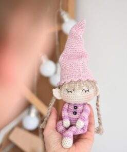 crochet doll moon fairy
