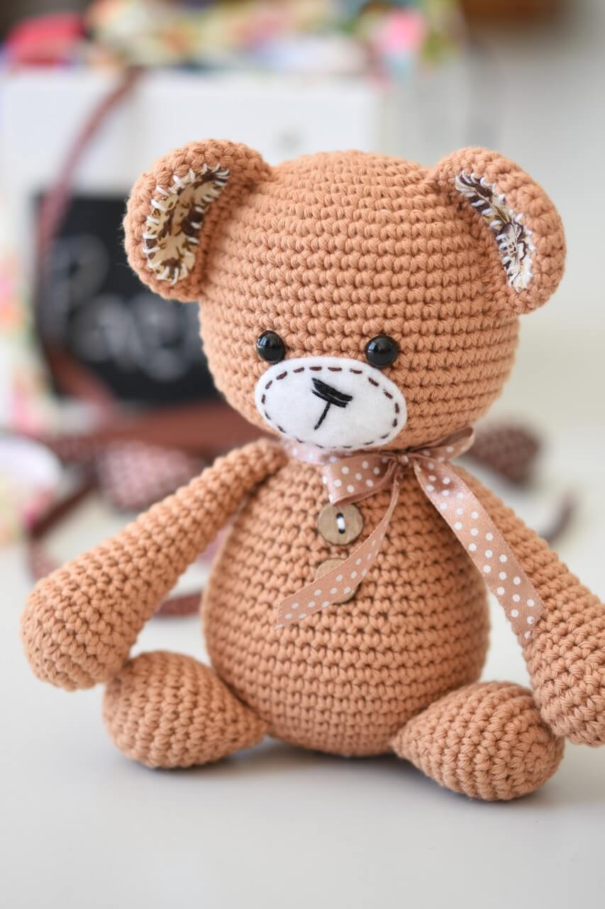 easy amigurumi smugly bear