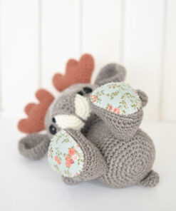 crochet handmade moose toy