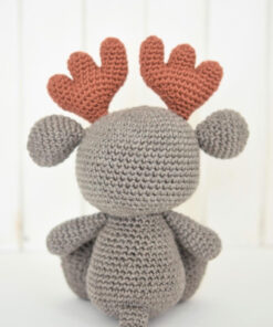 crochet handmade moose toy