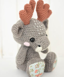 crochet handmade moose toy
