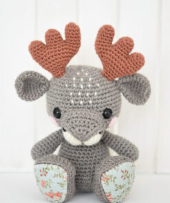 crochet handmade moose toy
