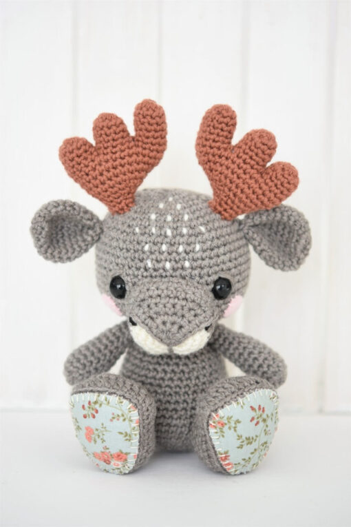 crochet handmade moose toy