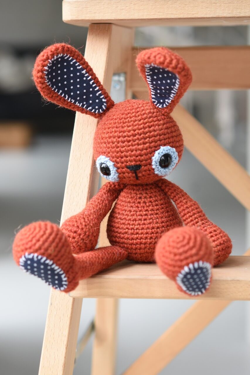 crochet wool bunny