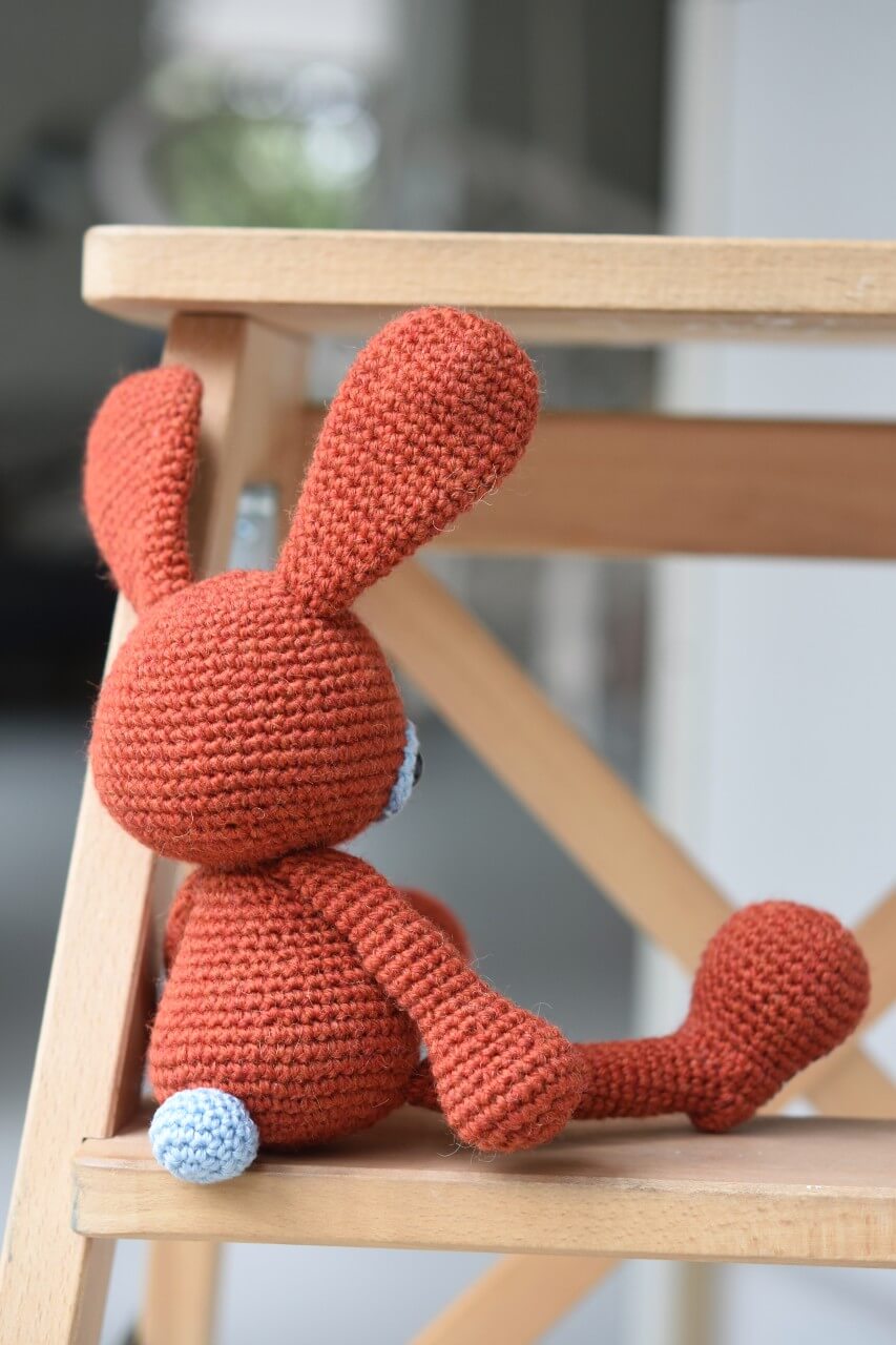 crochet wool bunny