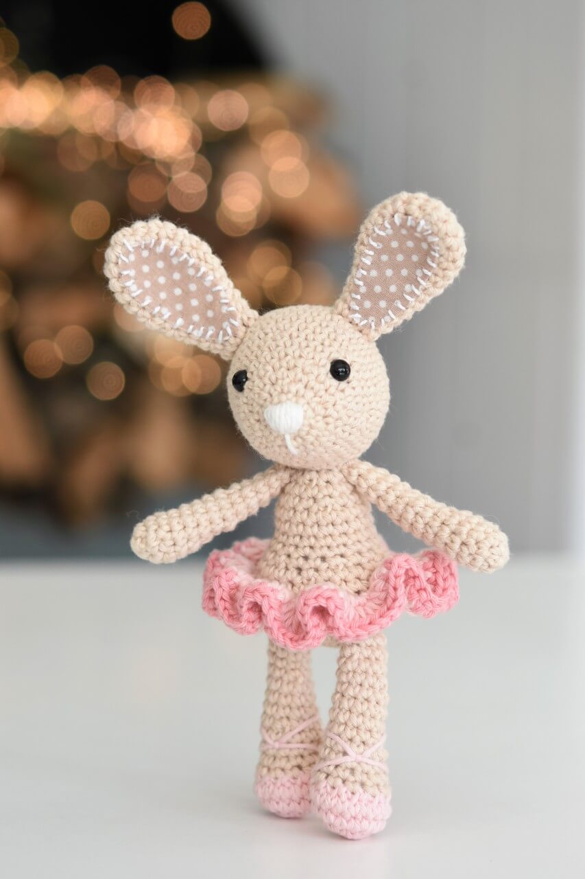 little ballerina bunny amigurumi pattern