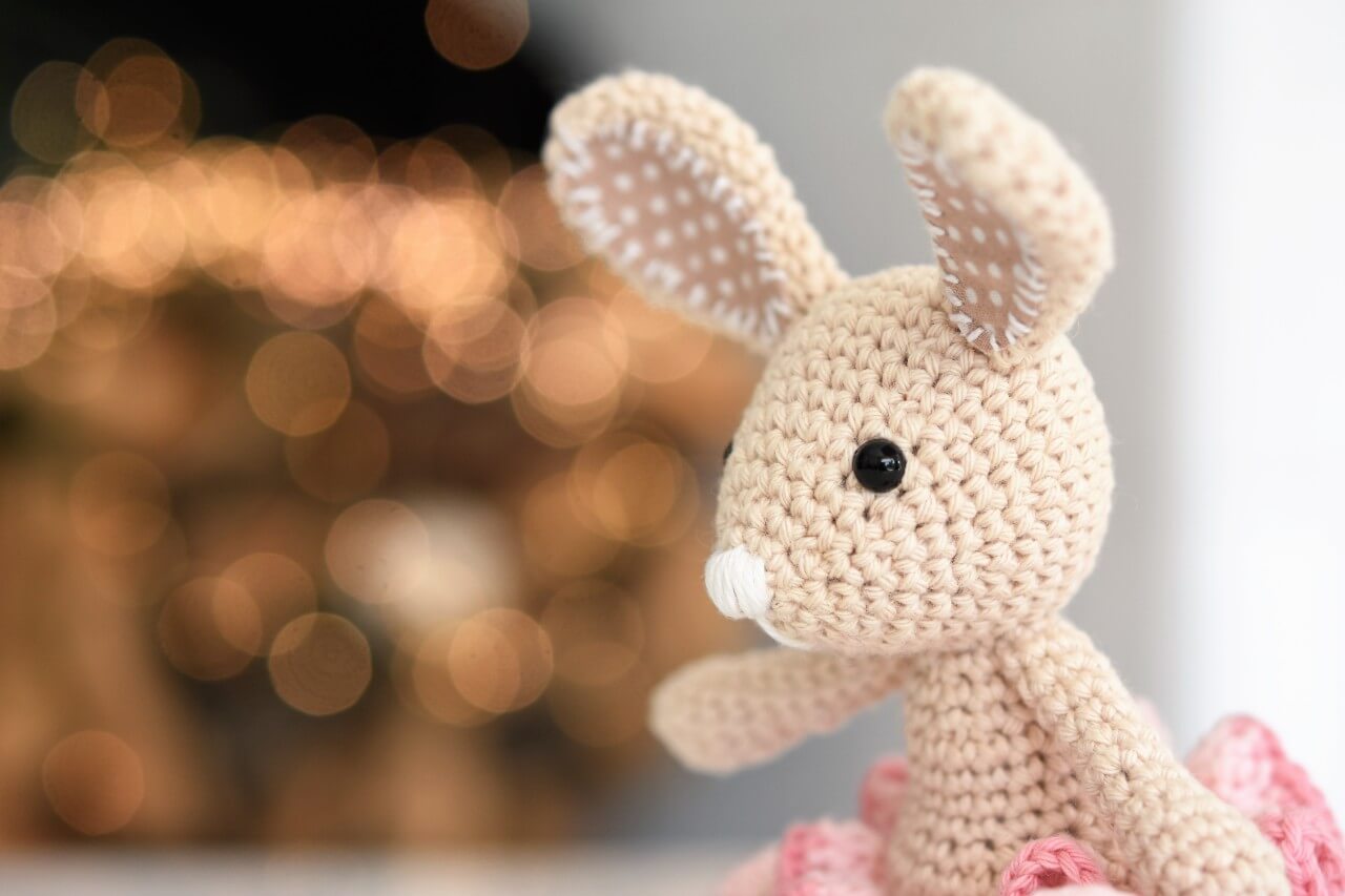 väike baleriin jänku amigurumi