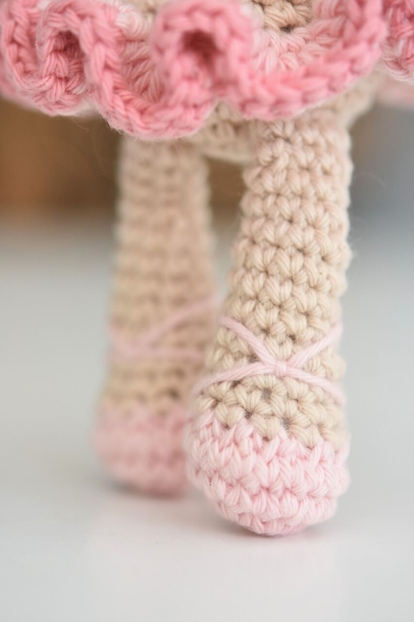 amigurumi ballerina shoes pattern